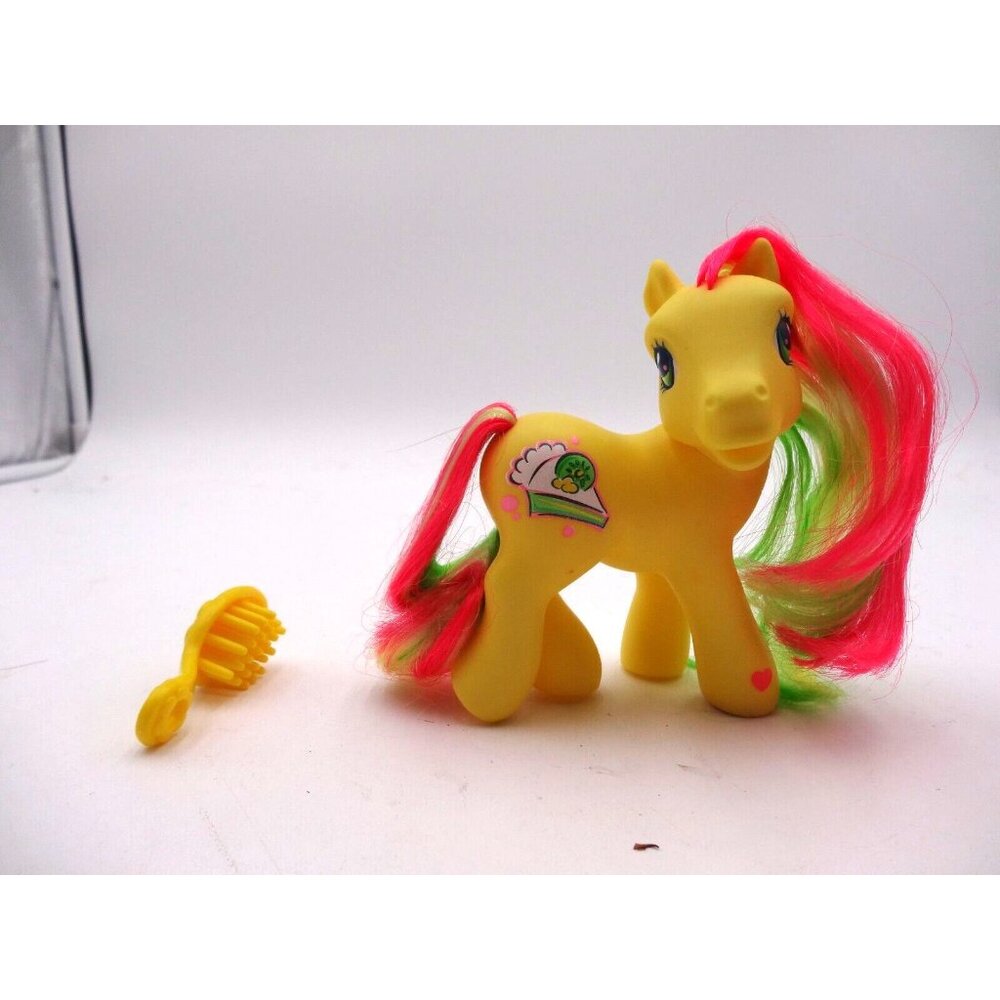 My Little Pony G3 Butterfly Island‎ Dazzle Bright Kiwi Tart with Brush